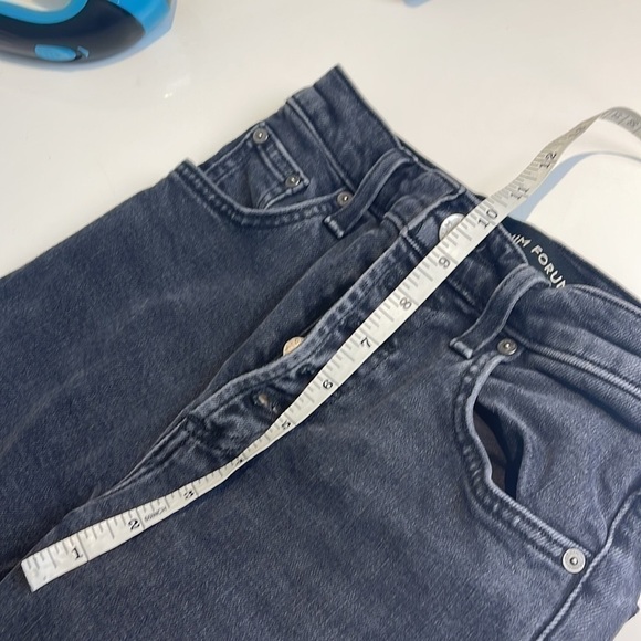 Denim forum yoko high rise slim frayed hem size 23 - Picture 10 of 11
